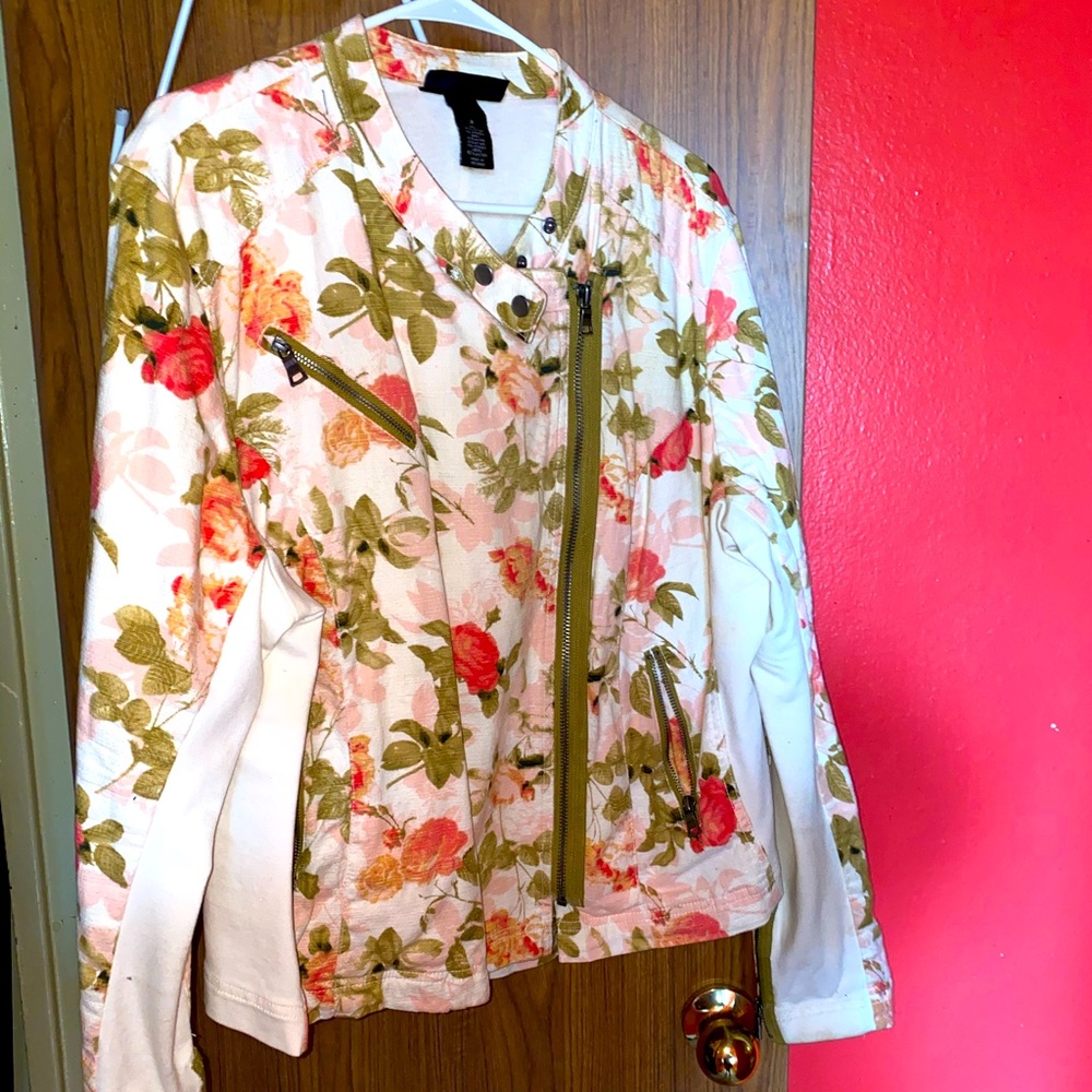 Lane Bryant floral Jacket.